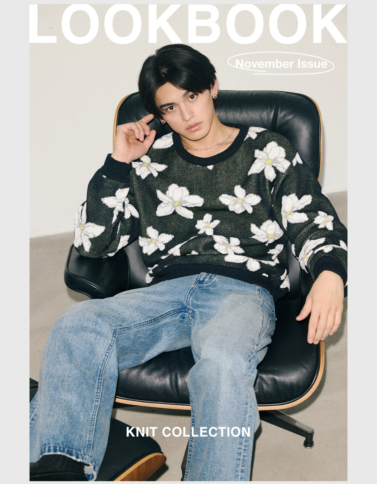 LOOKBOOK November Issue KNIT COLLECTION for MEN