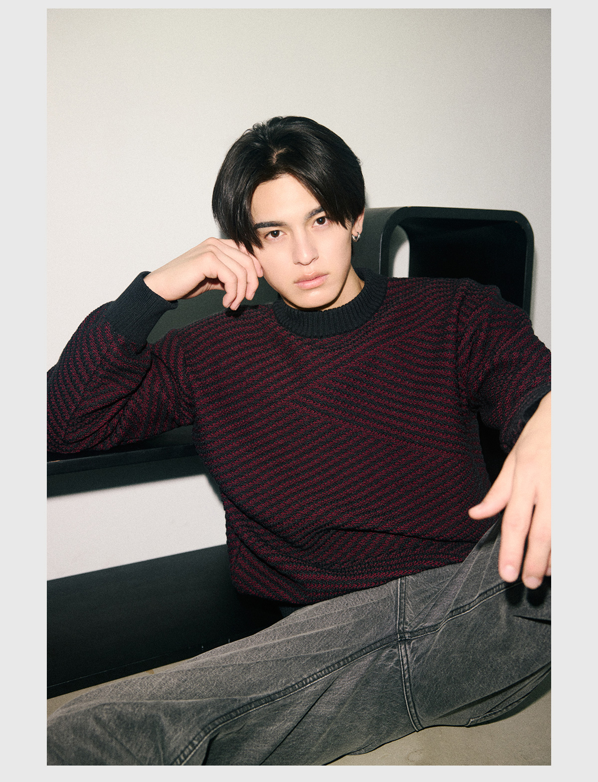 LOOKBOOK November Issue KNIT COLLECTION for MEN