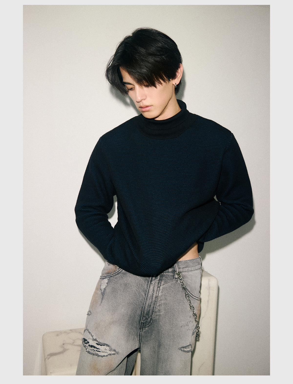 LOOKBOOK November Issue KNIT COLLECTION for MEN