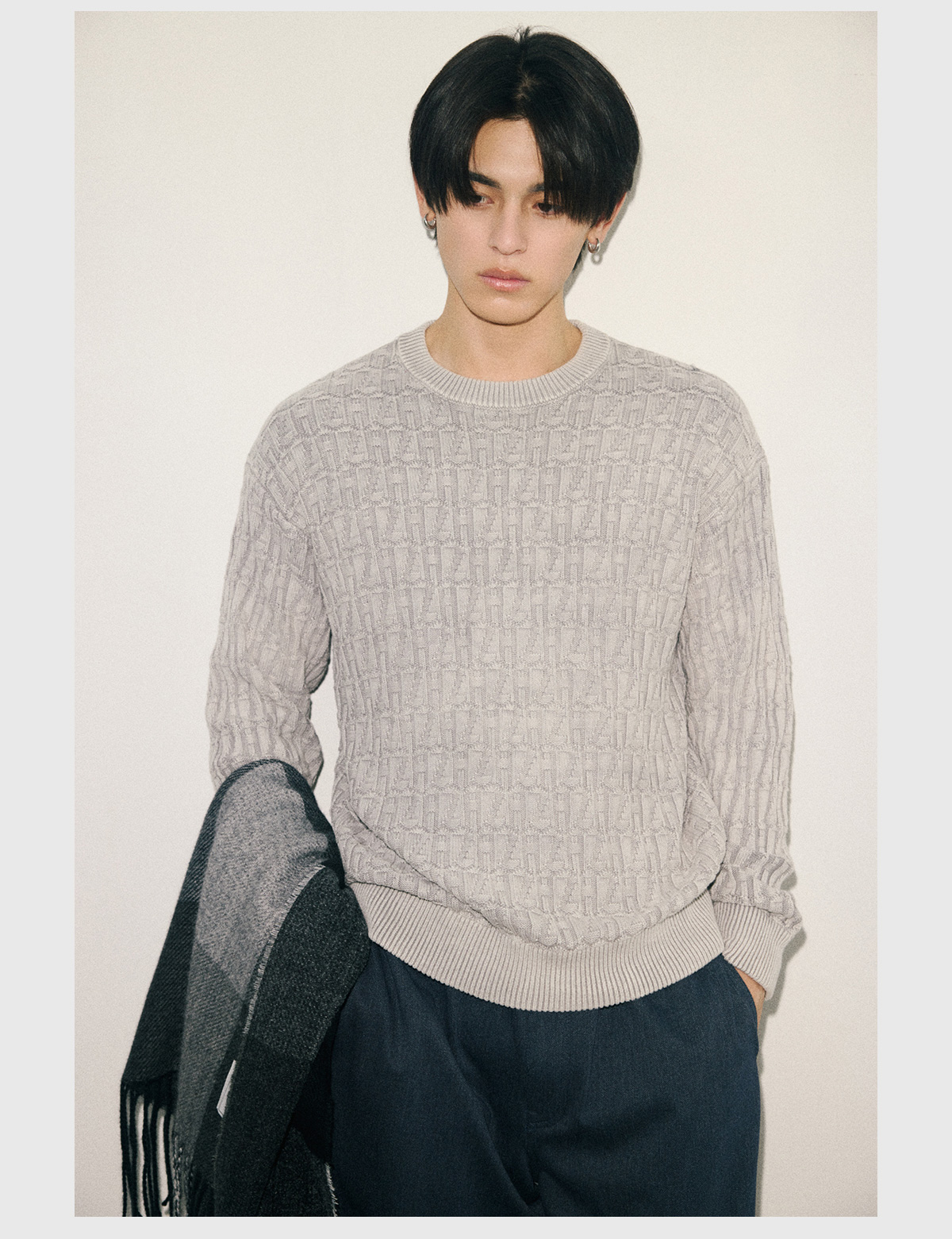 LOOKBOOK November Issue KNIT COLLECTION for MEN