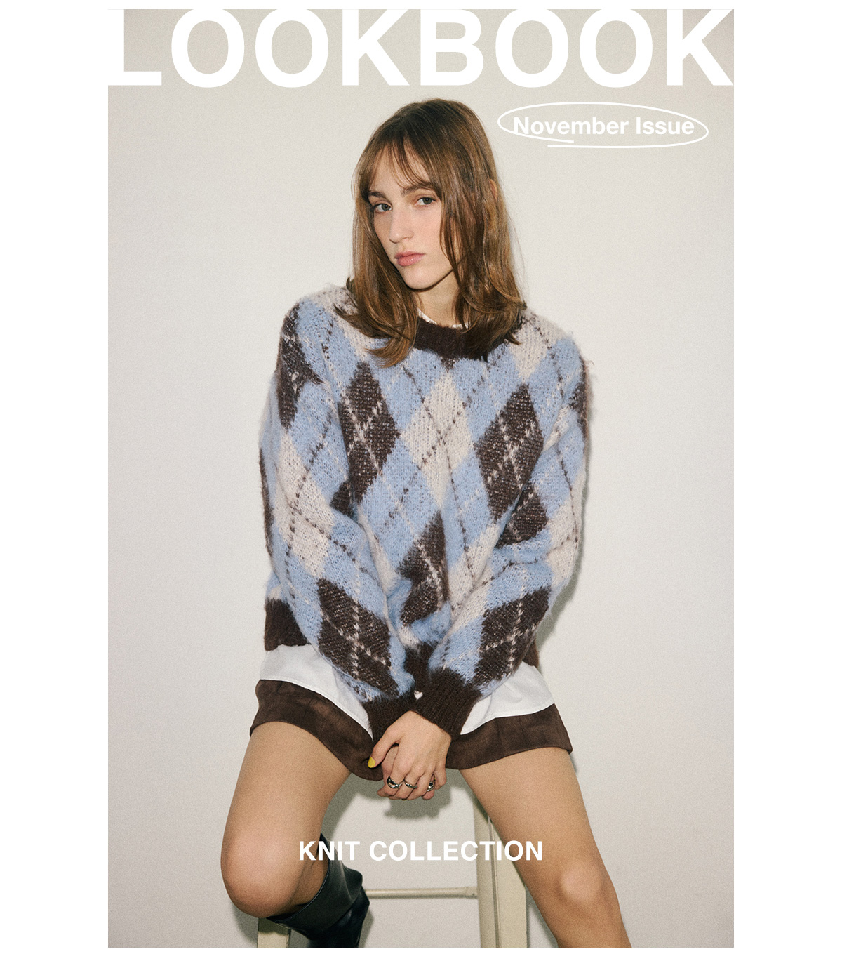 LOOKBOOK November Issue KNIT COLLECTION for MEN