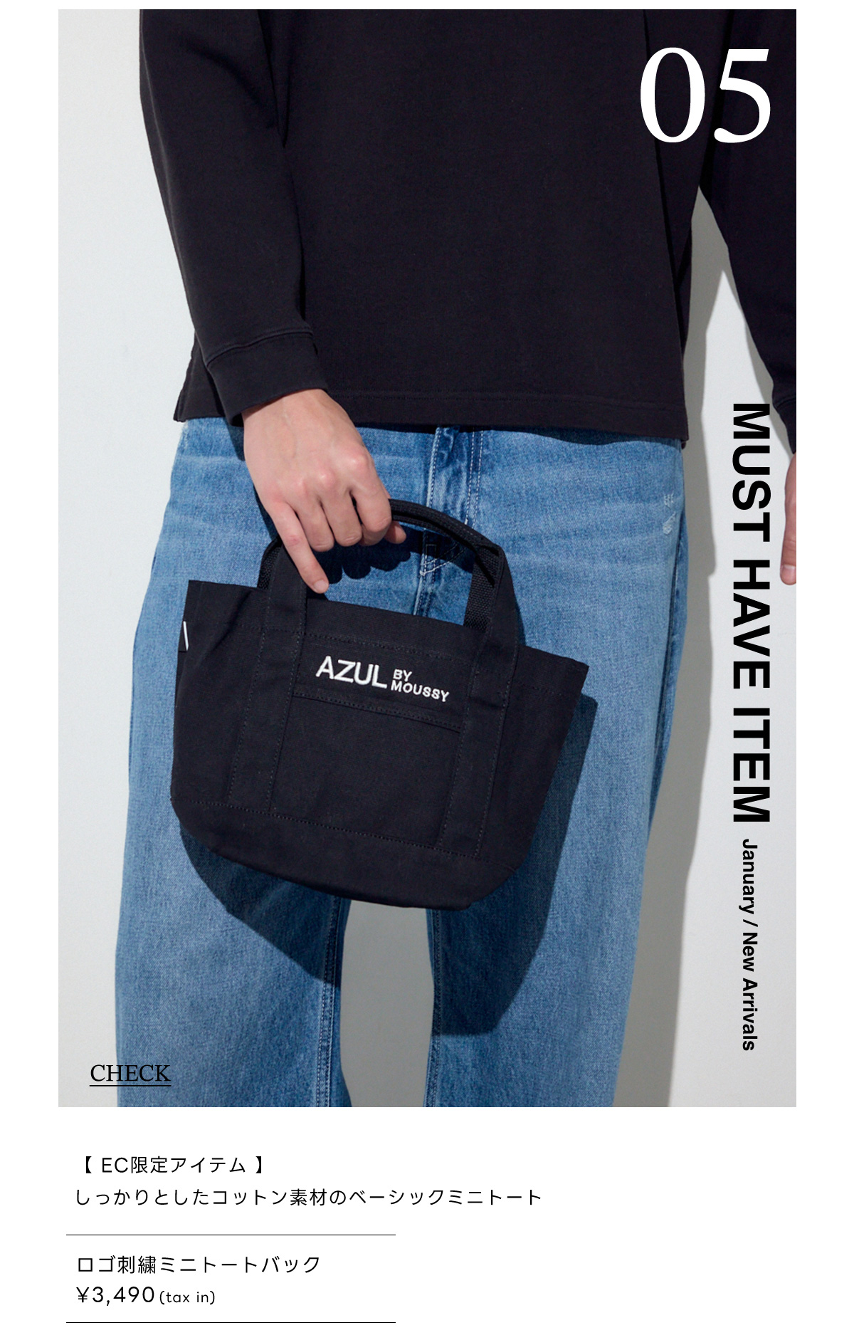 AZUL BY MOUSSY（アズールバイマウジー） | MUST HAVE ITEM | January ／ New Arrivals for MEN