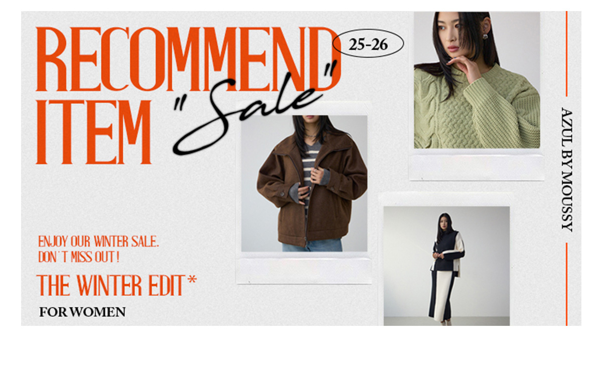 RECOMMEND ITEM［Sale］for Women