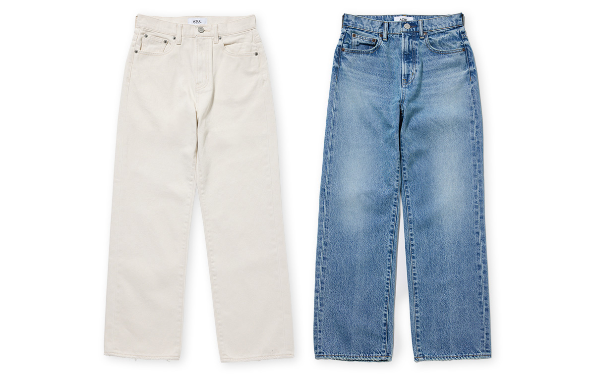 NEW JEANS vol.1 AZUL DENIM／Straight Denim|新しいストレートデニム。forWOMEN