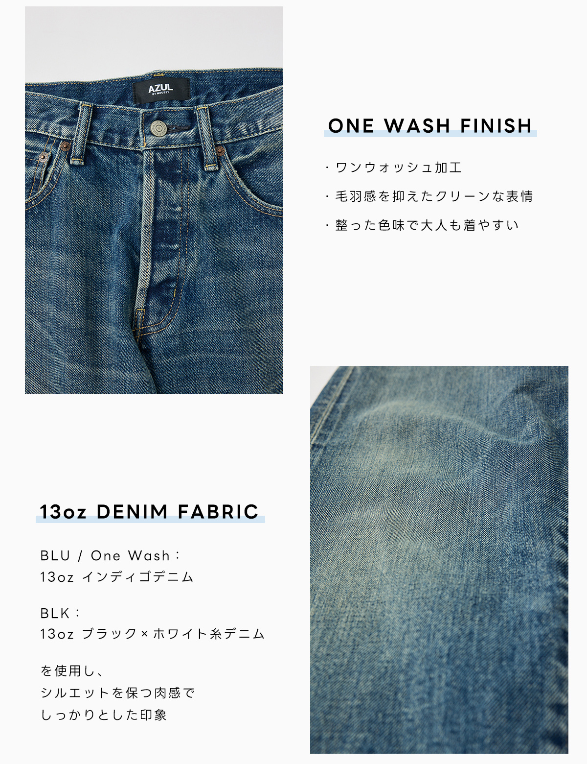 NEW JEANS Loose Straight Denim／DENIM SET－UP STYLE for MEN