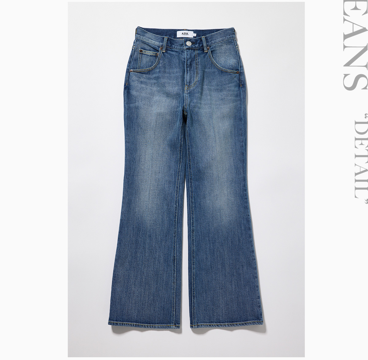AZUL BY MOUSSY（アズールバイマウジー） | NEW JEANS vol.2 AZUL DENIM ／ Center Press Flare Denim forWOMEN