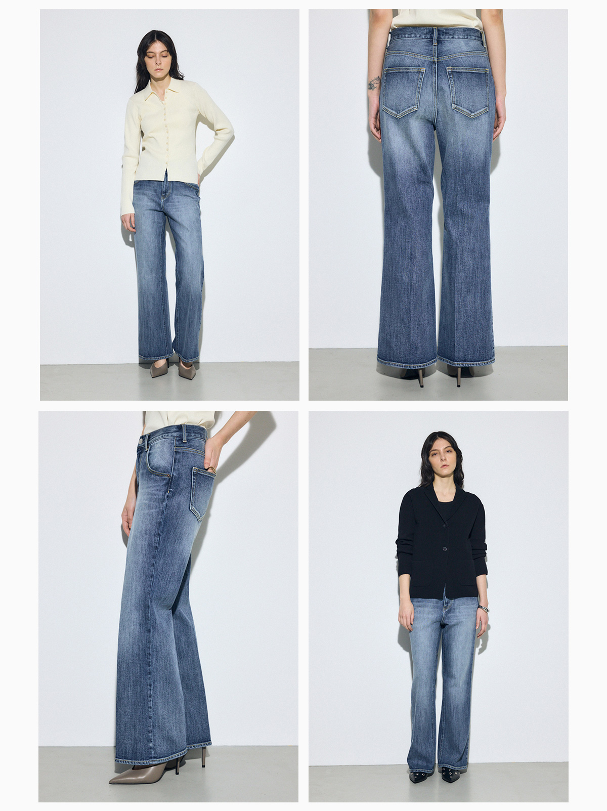 AZUL BY MOUSSY（アズールバイマウジー） | NEW JEANS vol.2 AZUL DENIM ／ Center Press Flare Denim forWOMEN