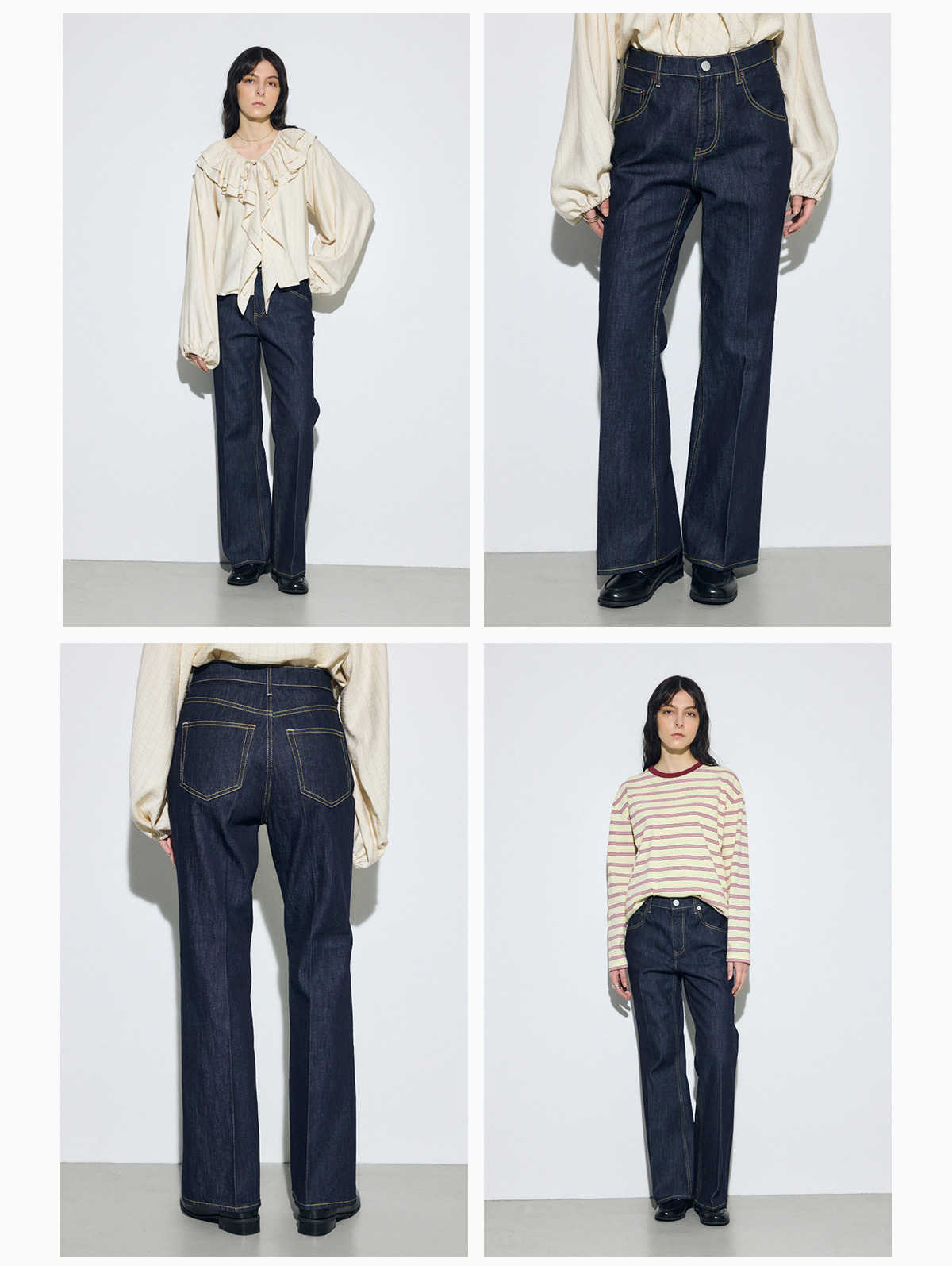 AZUL BY MOUSSY（アズールバイマウジー） | NEW JEANS vol.2 AZUL DENIM ／ Center Press Flare Denim forWOMEN