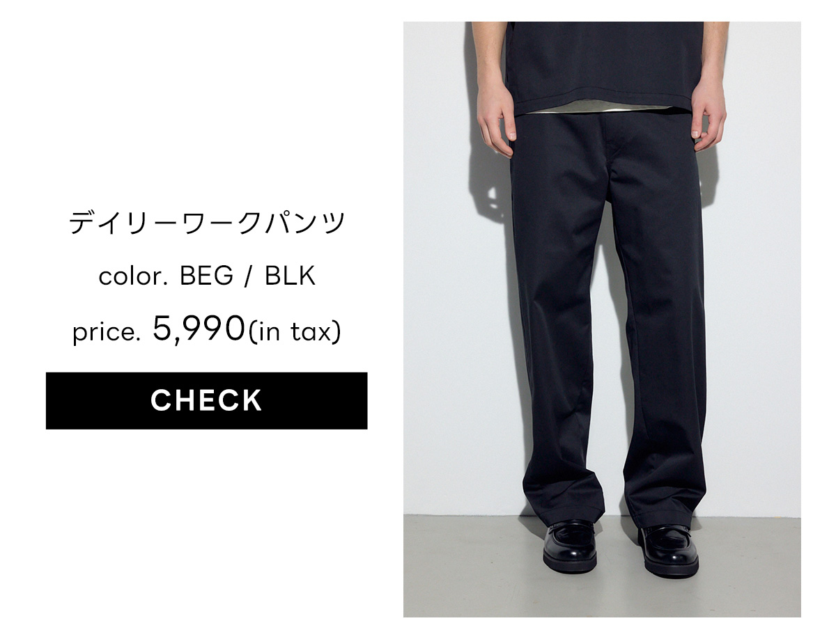 Spring／Summer 2026 PRE ORDER vol.3 for MEN