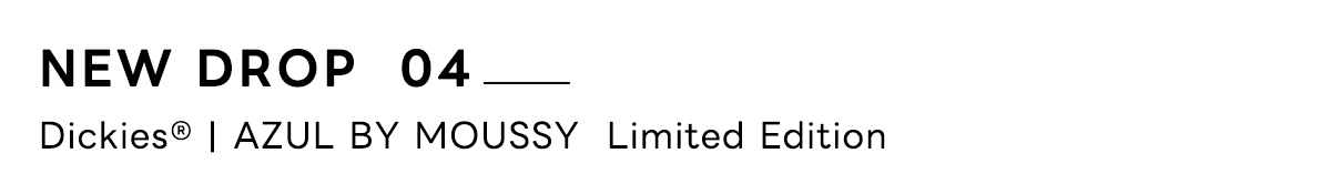 AZUL BY MOUSSY（アズールバイマウジー） | Dickes® | AZUL BY MOUSSY