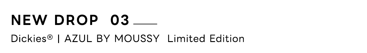 AZUL BY MOUSSY（アズールバイマウジー） | Dickes® | AZUL BY MOUSSY