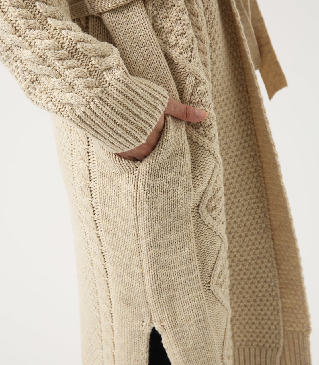 mideal マイディール shaggy knit ensemble+masdar-pc.com