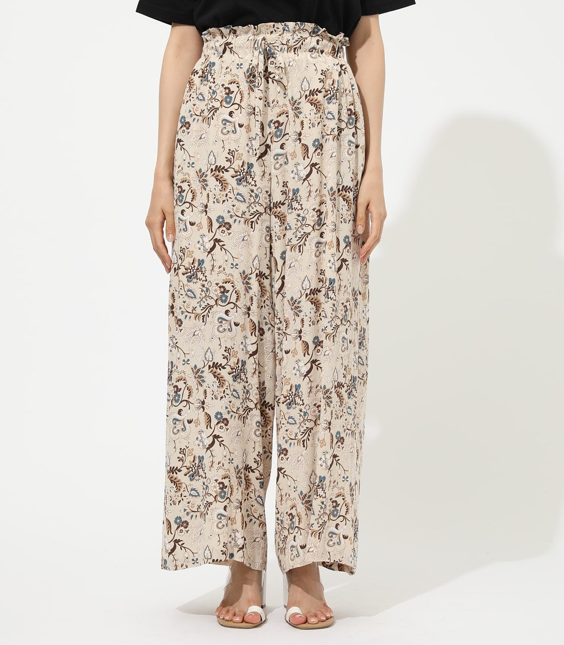 エスニックフラワーワイドパンツ Azul By Moussy アズールバイマウジー 公式通販サイト