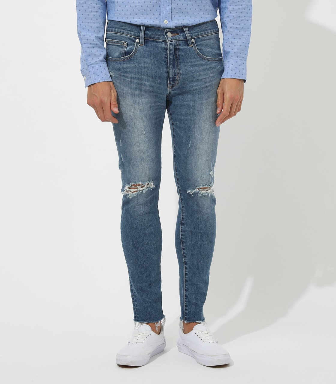 カットオフクラッシュスキニー Azul By Moussy アズールバイマウジー 公式通販サイト