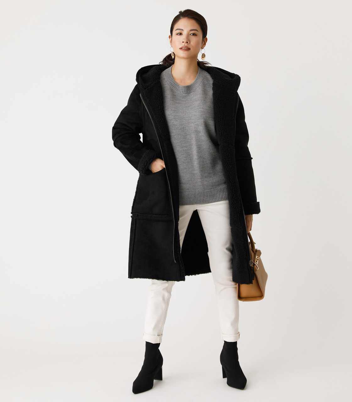 Reversible Eco Mouton Coat リバーシブルエコムートンコート Azul By Moussy アズールバイマウジー 公式通販サイト