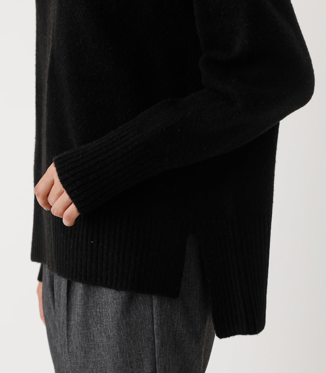 Rib High Neck Knit Tops リブハイネックニットトップス Azul By Moussy アズールバイマウジー 公式通販サイト