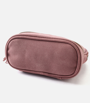 ECO SUEDE ROUND POUCH/エコスエードラウンドポーチ 詳細画像