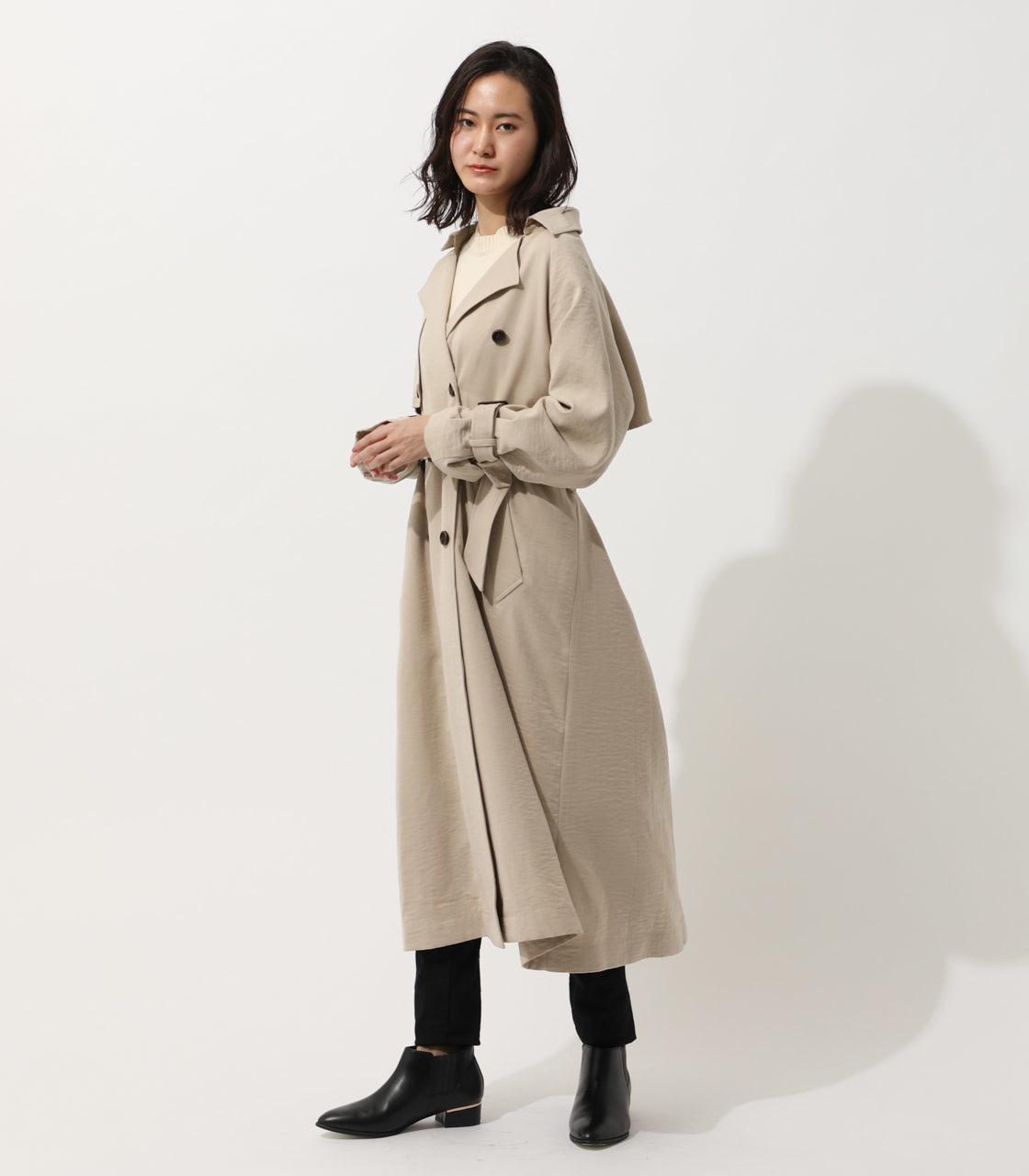 One Flap Trench Coat ワンフラップトレンチコート Azul By Moussy アズールバイマウジー 公式通販サイト