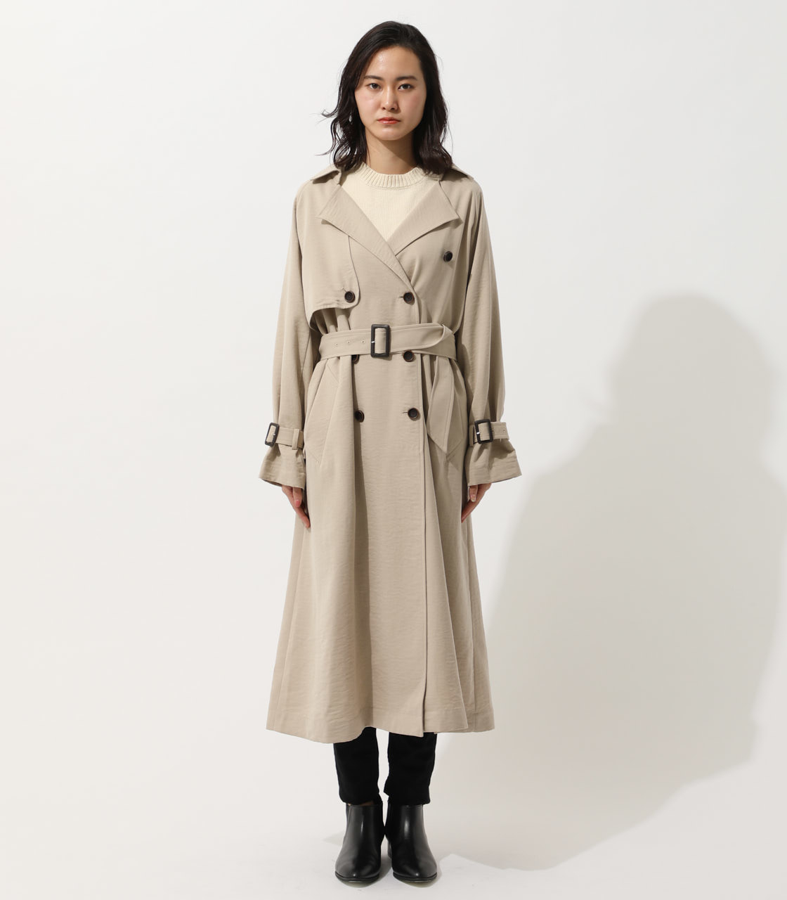 One Flap Trench Coat ワンフラップトレンチコート Azul By Moussy アズールバイマウジー 公式通販サイト