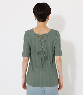 BACK LACE UP TOPS/バックレースアップトップス 詳細画像