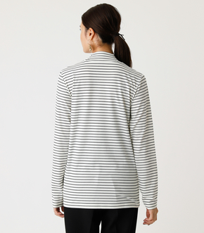 HIGH NECK BORDER TOPS/ハイネックボーダートップス｜AZUL BY MOUSSY ...