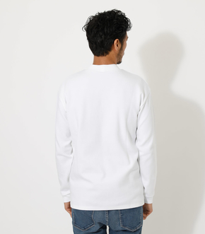 1月9日(火)8:59まで期間限定価格】ONE POCKET MOCK NECK TEE/ワン