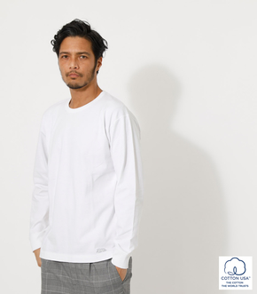 USA COTTON PIGMENT LONG TEE/ユーエスエーコットンピグメントロングTシャツ