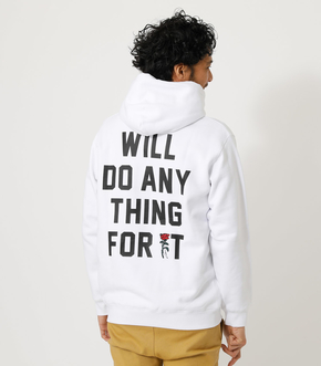 WILL DO ANYTHING HOODIE/ウィルドゥーエニシングフーディ｜AZUL BY