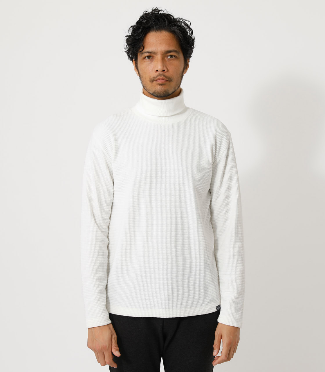 grey turtleneck t shirt