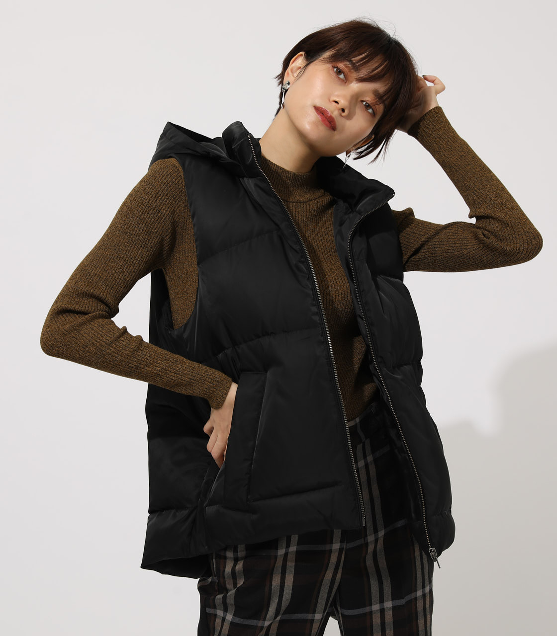 STYLE UP DOWN VEST/スタイルアップダウンベスト｜AZUL BY MOUSSY（アズールバイマウジー）公式通販サイト