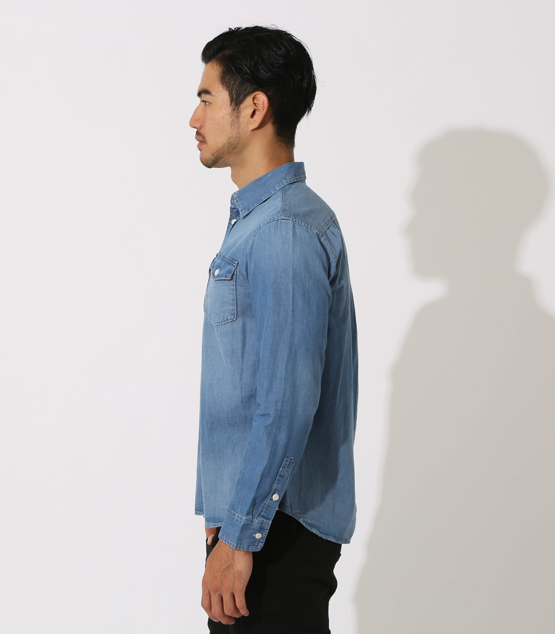 Basic Denim Shirt ベーシックデニムシャツ Azul By Moussy アズールバイマウジー 公式通販サイト