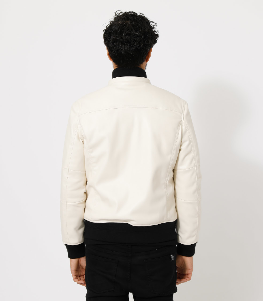 FAKE LEATHER THERMORE BLOUSON/フェイクレザーサーモアブルゾン 詳細画像 WHT 6