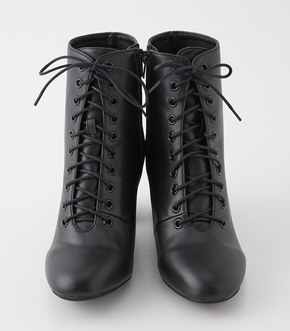 LACE UP HEEL BOOTS/レースアップヒールブーツ 詳細画像