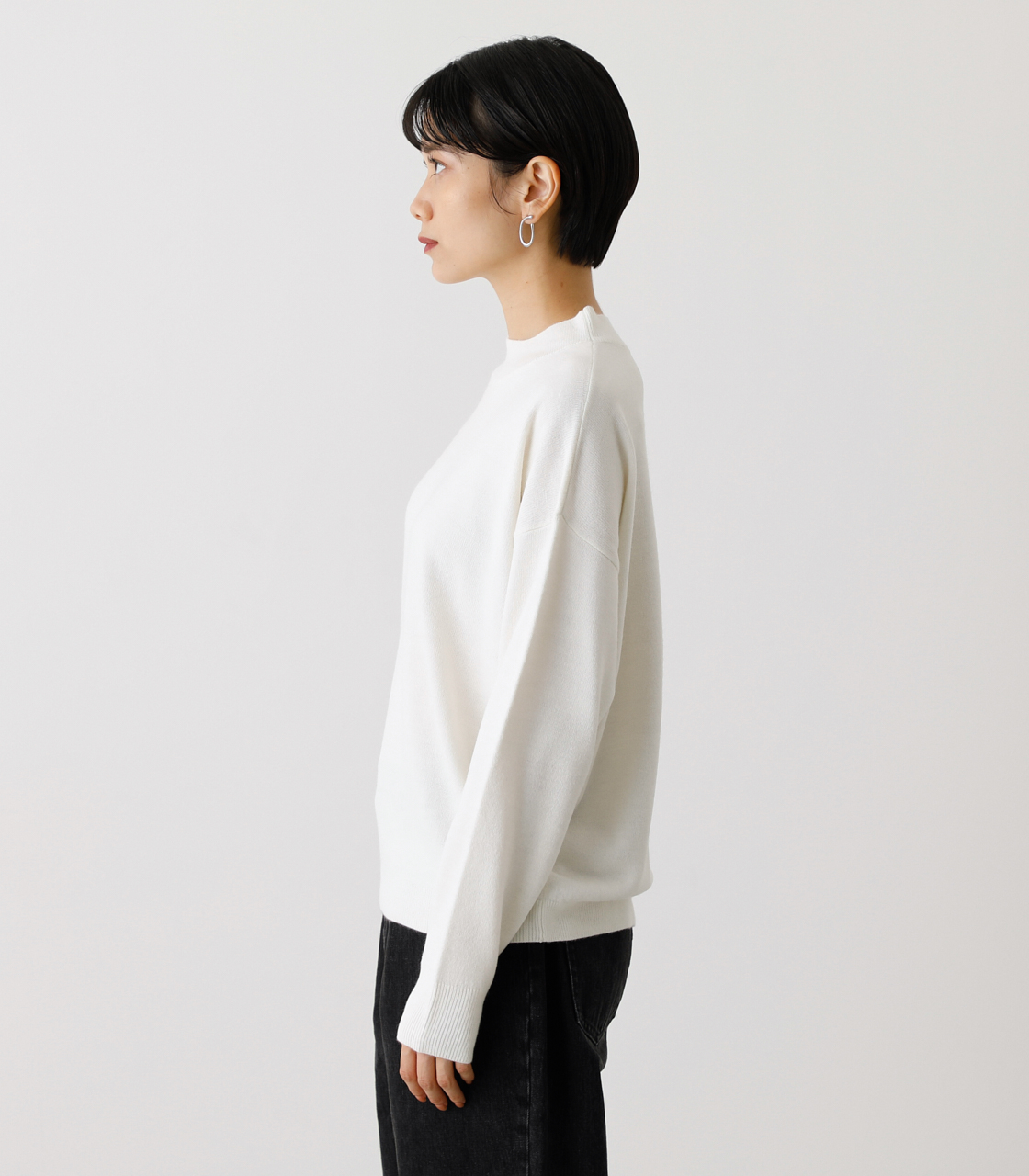 NUDIE H/N KNIT TOPS/ヌーディーハイネックニットトップス【MOOK53掲載 90022】｜AZUL BY  MOUSSY（アズールバイマウジー）公式通販サイト