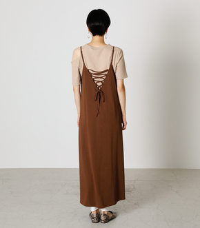 BACK LACE UP SET ONEPIECE/バックレースアップセットワンピース 詳細画像
