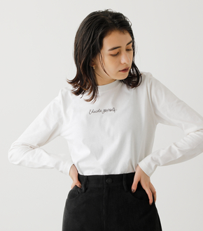 EDUCATE YOURSELF LONG SLEEVE/エデュケートユアセルフロングスリーブ