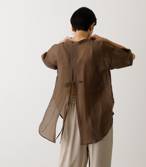 BACK RIBBON SHEER BLOUSE/バックリボンシアーブラウス 詳細画像