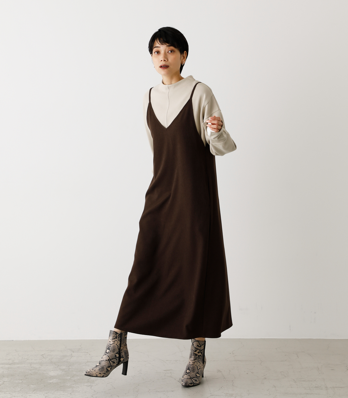 LAYERED CAMI ONEPIECE/レイヤードキャミワンピース｜AZUL BY MOUSSY（アズールバイマウジー）公式通販サイト