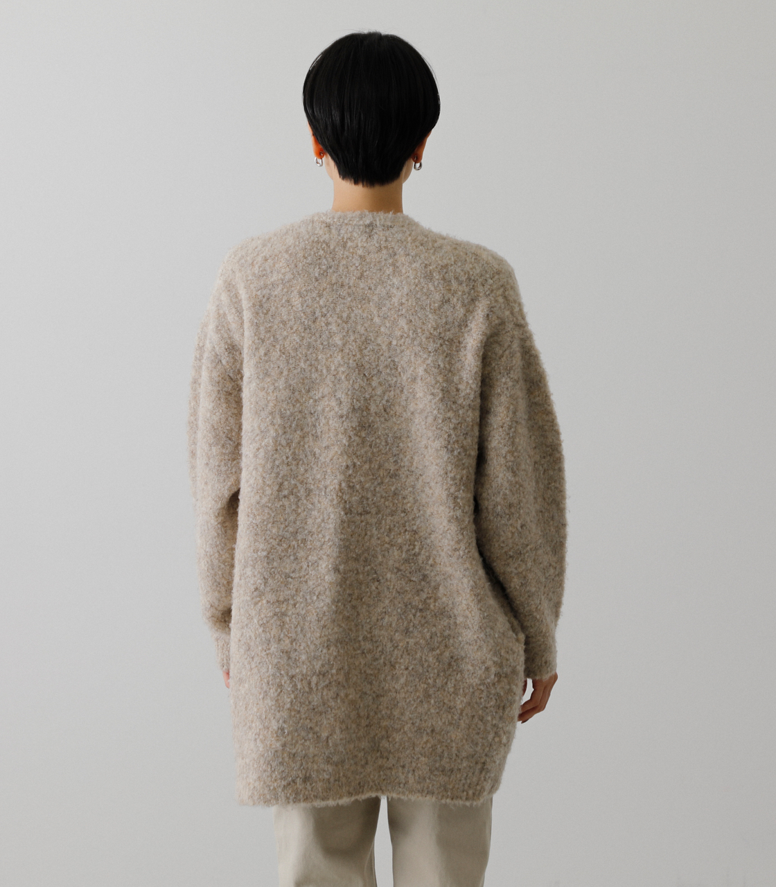 BOUCLE KNIT CARDIGAN/ブークレニットカーディガン｜AZUL BY MOUSSY