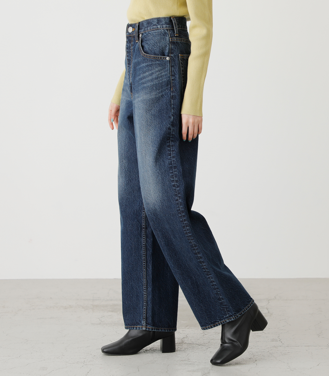 【12月8日(金)8:59まで期間限定価格】HIGH WAIST DENIM WIDE Ⅱ/ハイウエストデニムワイドⅡ【MOOK53掲載 90066】