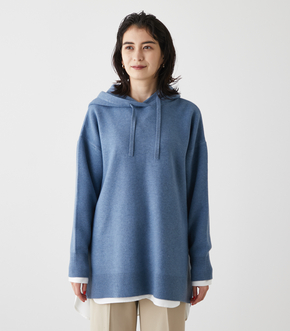 SIDE SLIT KNIT HOODIE/サイドスリットニットフーディ｜AZUL BY MOUSSY
