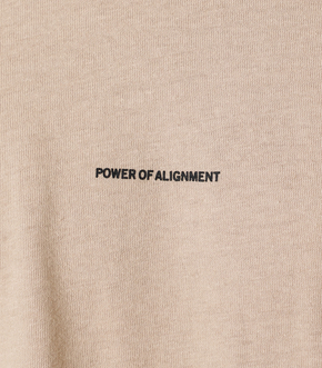 POWER OF ALIGNMENT BIG TEE/パワーオフアライメントビッグTシャツ 詳細画像