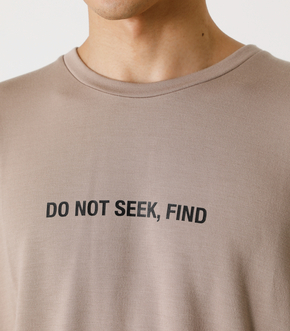DO NOT SEEK FIND ROOM TEE/ドゥノットシークファインドルームTシャツ 詳細画像