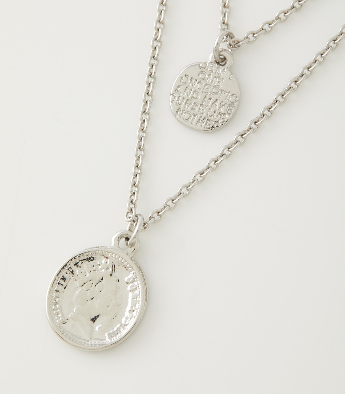 TRIPLE COIN NECKLACE/トリプルコインネックレス｜AZUL BY MOUSSY 