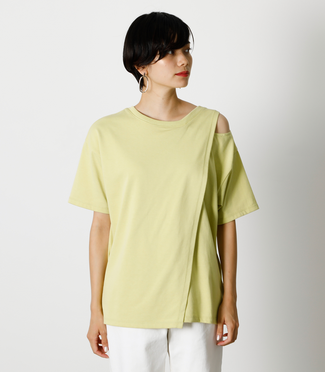 BIG LAYERED TOPS/ビッグレイヤードトップス 詳細画像 LIME 4