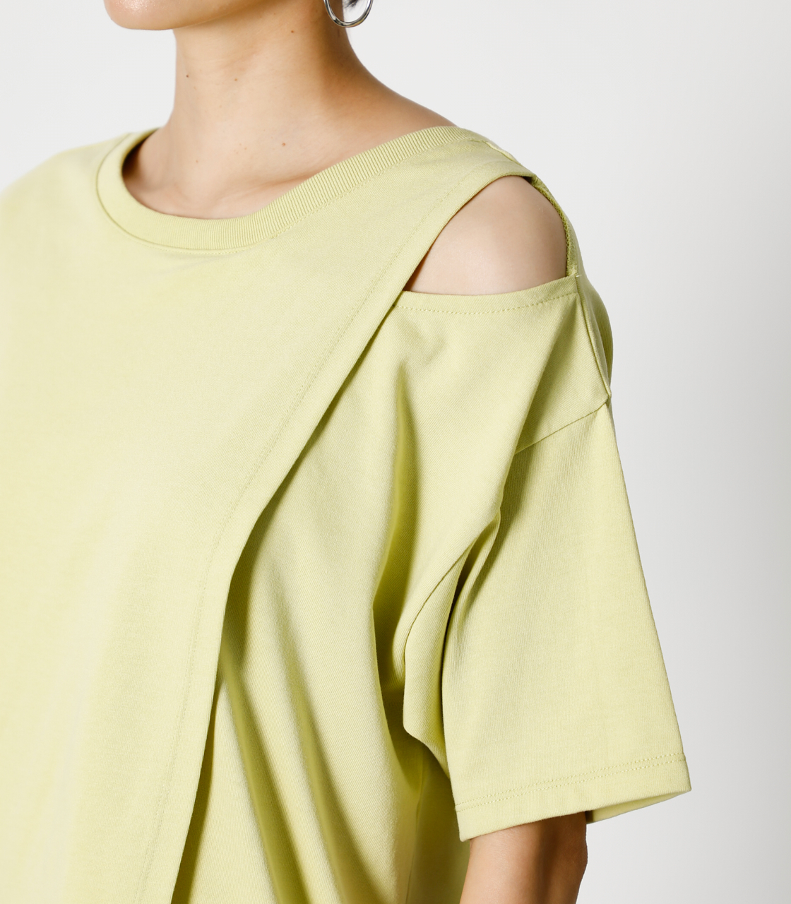 BIG LAYERED TOPS/ビッグレイヤードトップス 詳細画像 LIME 7