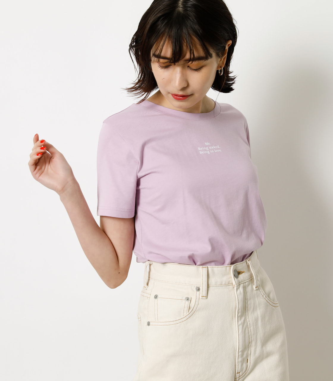 ME BEING TEE/ミービーイングTシャツ 詳細画像 L/PUR 2