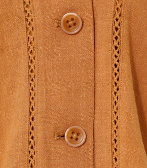 WAIST GATHER POCKET SHIRT/ウエストガーターポケットシャツ 詳細画像