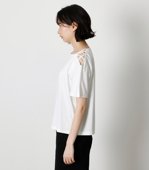 SHOULDER LACE UP TOPS/ショルダーレースアップトップス 詳細画像