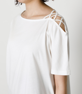 SHOULDER LACE UP TOPS/ショルダーレースアップトップス 詳細画像